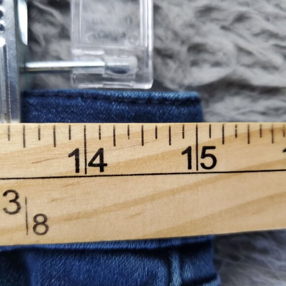 Express Jeans Womens 8R Blue Mid Rise Stretch Legging Stretch Denim - Picture 5 of 12